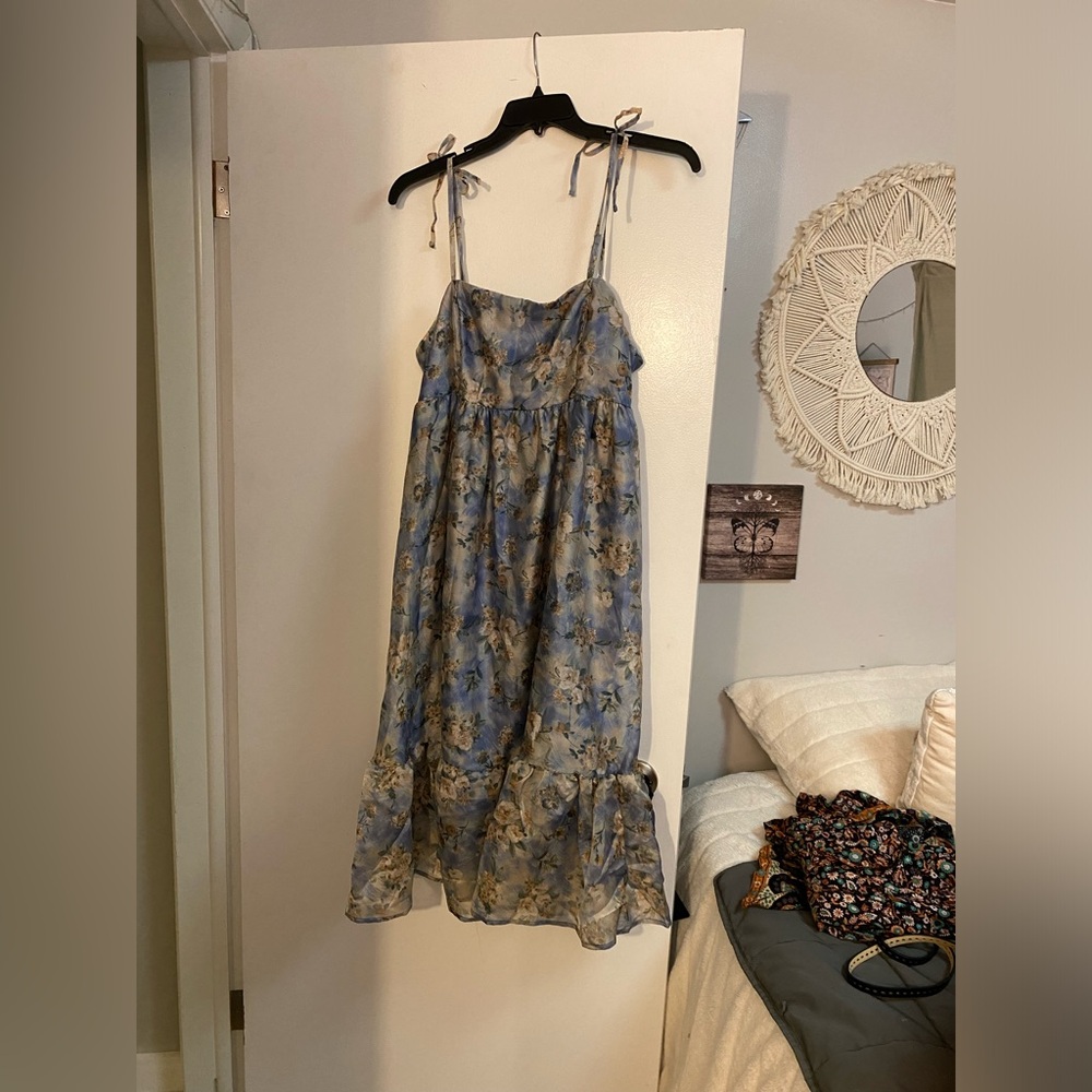 Wild Fable Blue Floral Dress